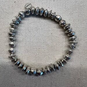 Stella & Dot Silver Nicholette Stretch Bracelet